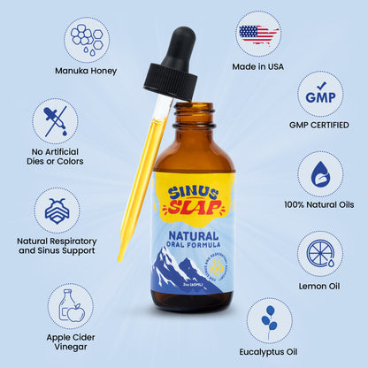 SinusSlap 100% Oral Formula for Natural Respiratory and Sinus Support